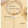 European and American Pearl Necklace Light Luxury Niche High-end Retro Jewelry Irregular Baroque Pearl Necklace