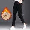 Women's Corduroy Warm Pants Autumn Winter Plush Thick Casual Pants   Leggings High Waist Harem Pants Trousers