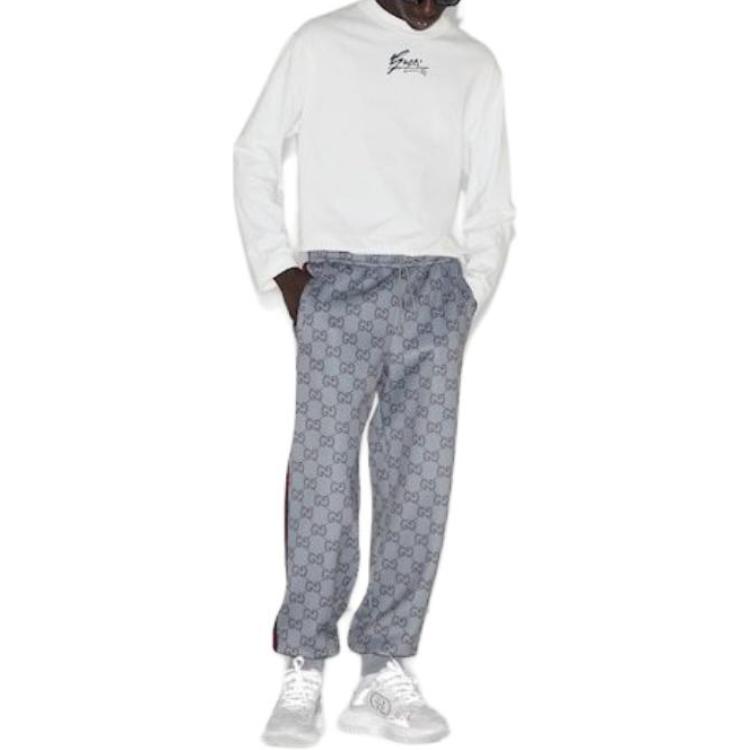 Gucci FW24 Knitted Sweatpants Men's Gray 798612-XJGRH-1069
