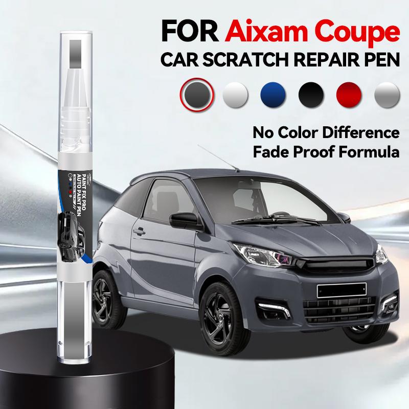 

For 2010-2025 AIXAM Coupe 2018-2025 Paint Repair Pen Touch Up Scratch Remover DIY Auto Accessories Black Dark Blue Pearly White
