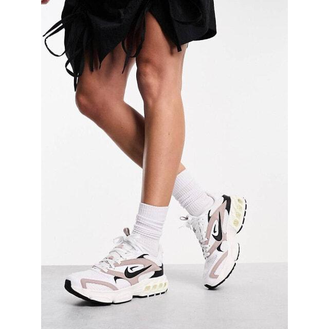 

Кроссовки Nike Zoom Air Fire белого и пыльно-бежевого цветов