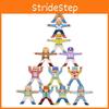 Wooden Pirate Strongmen And Animal Stacked High Balance Building Blocks For Kids Educational Parent Interaction