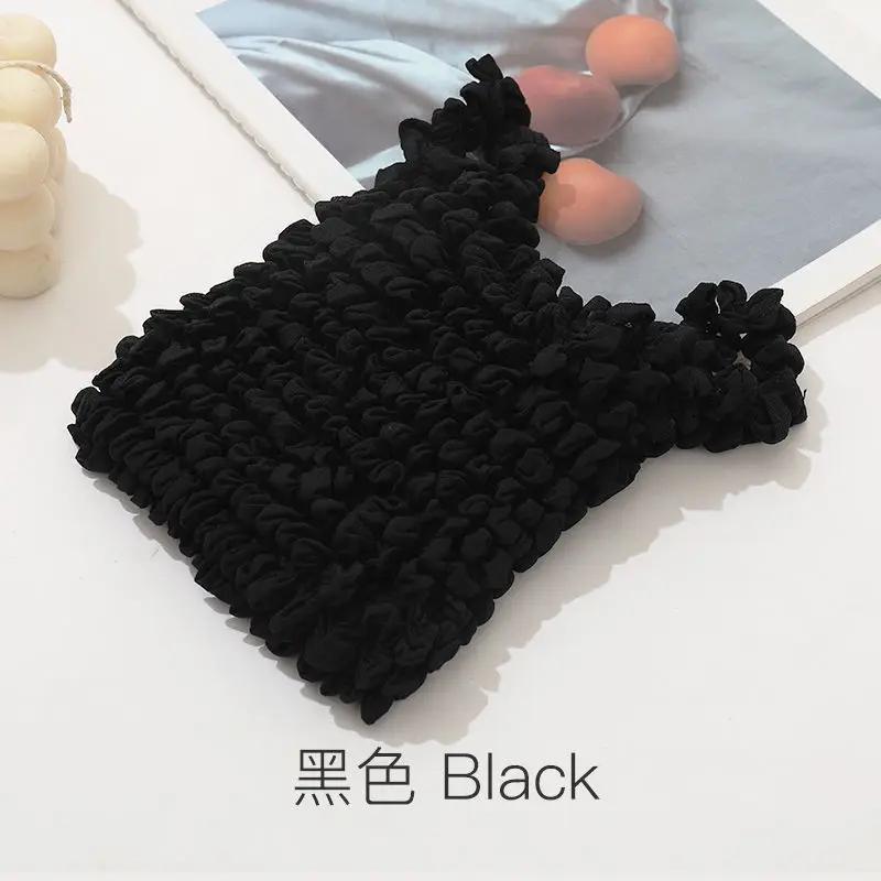 1 шт. Магическая расширяющаяся складная плиссированная гибкая эластичная сумка Большая вместимость для покупок Эластичная портативная сумочка Многоразовая мини-сумка-тоут 17x10cm