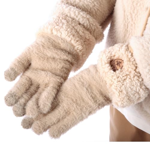 Foxfire Gloves [8320441] [Soft To the Touch] Mohair Knit Gloves, Free Size