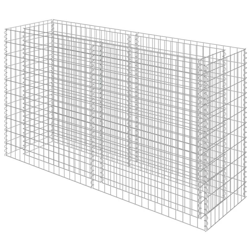 Gabion Raised Bed Galvanized Steel 180 * 50 * 100 Cm