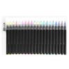 20-Color Soft Tip Watercolor Calligraphy Brush Pens with Water-Fill Brush and Ink Palette