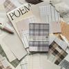 50pcs creative plaid Decor Scrapbook Vintage Material Paper Kit DIY Junk Journal Collage Photo Album Retro Background paper