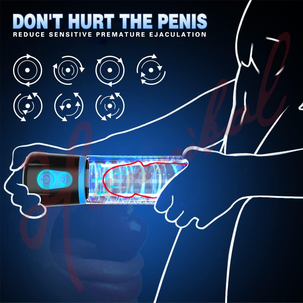 Hannibal Electric Penis Pump Penis Enlargement Extend Pump Penis Stimulation Male Masturbators Cup Dick Pump Sex Toys for