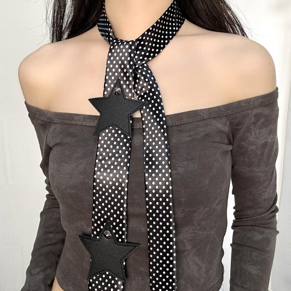 Elegant Leopard Print Scarf Spicy Girl Long Vintage Scarf Niche Design Scarf Hairband  Woman