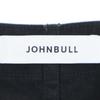 Unused Johnbull Overdying Blouson S Black No Collar Cotton Linen Men's Used