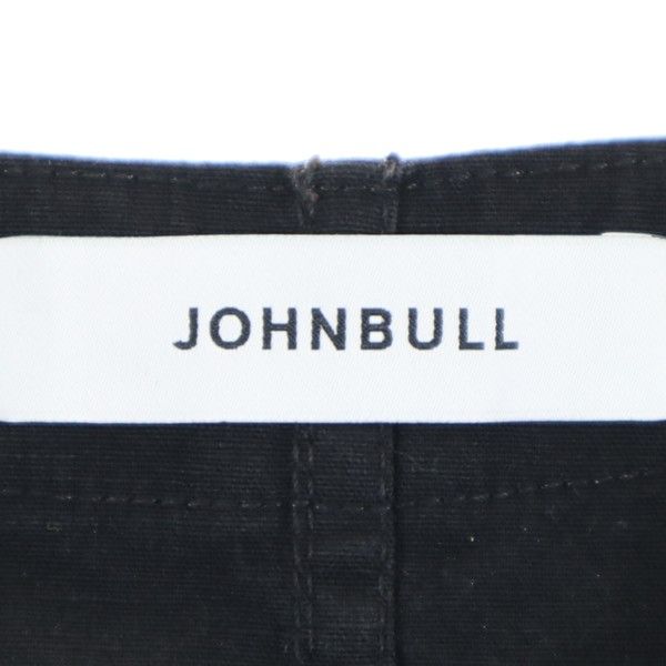 Unused Johnbull Overdying Blouson S Black No Collar Cotton Linen Men's Used