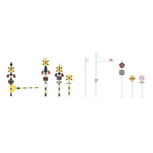 TOMYTEC TOMIX N Gauge Railroad Crossing Kit Type Diorama Supplies 3281