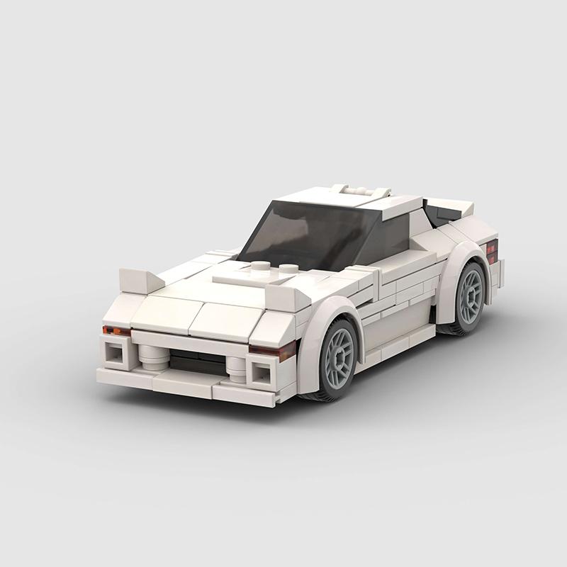 MOC Racing Car model and passion building block city vehicle toy set - Christmas and Halloween gifts