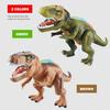Remote Control Dinosaur Toy with Light Sound Movable Mouth Roaring Walking Tyrannosaurus Rex Figure Toddlers Boys Girls Simulated Dino Model Toy
