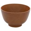 Yamanaka Lacquerware Nature Range Kyoto Style Zelkova Wood Grain Soup Bowl Light Brown M15997-4