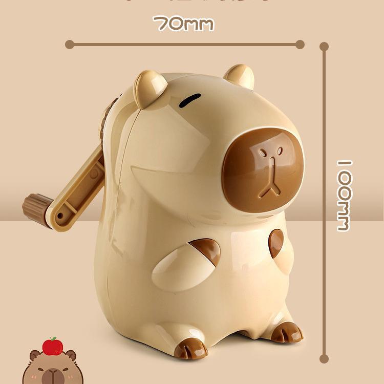 Capybara & Guinea Pig Hand-Crank Auto Pencil Sharpener 906U5