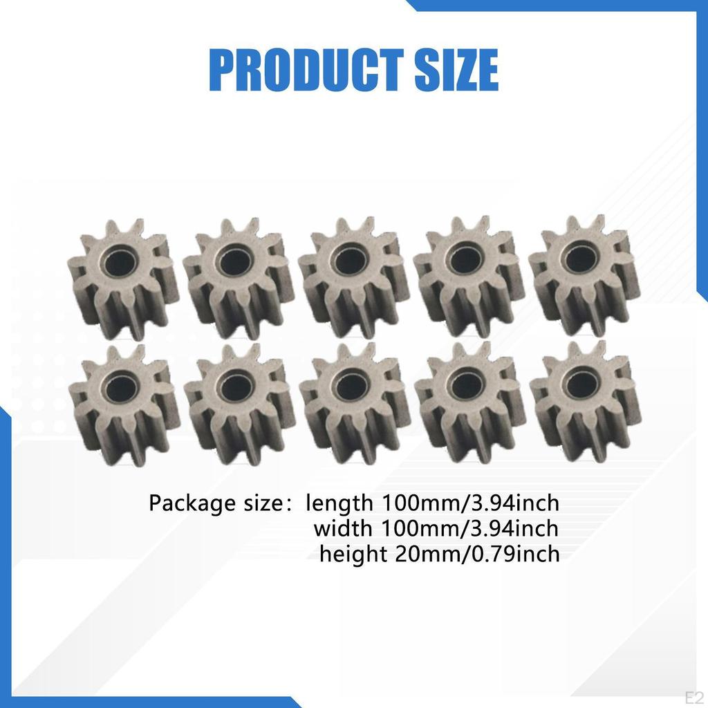 10x RC Motor Pinion Replacement Upgrade Parts Model Vehicle for MN168 MN82 1/12 Short