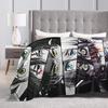 Attack On Titan Blanket Quality Super Soft  Throw Blanket Winter Decorative Couch Chair Sofa Bed Funny Bedspread
