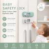 Child Safety Refrigerator Lock 1/3/5PCS Strong Adhesive Cabinet Lock Reusable Fridge Latch for Toddlers Kitchen Use