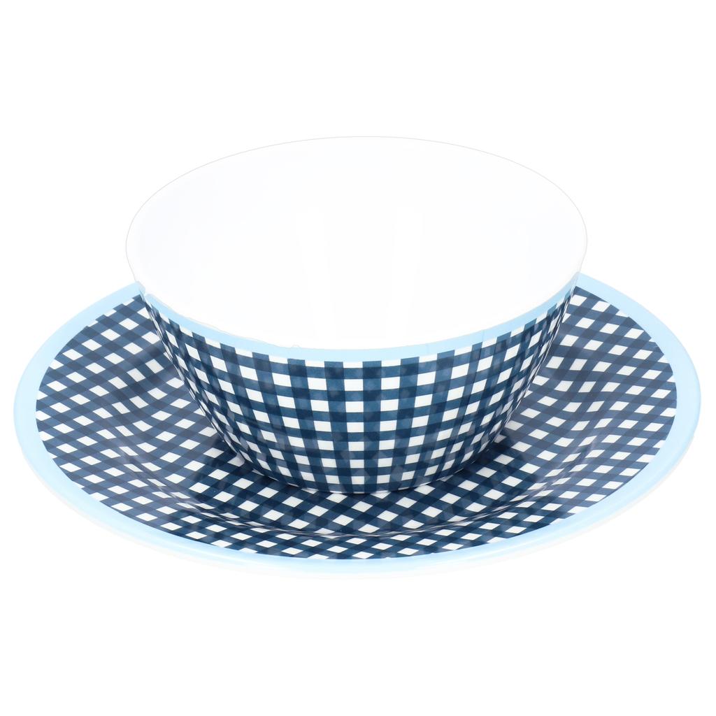 Imitation Porcelain Plate Bowl Set Fruit Salad Dessert Dish Tableware for Kitchen