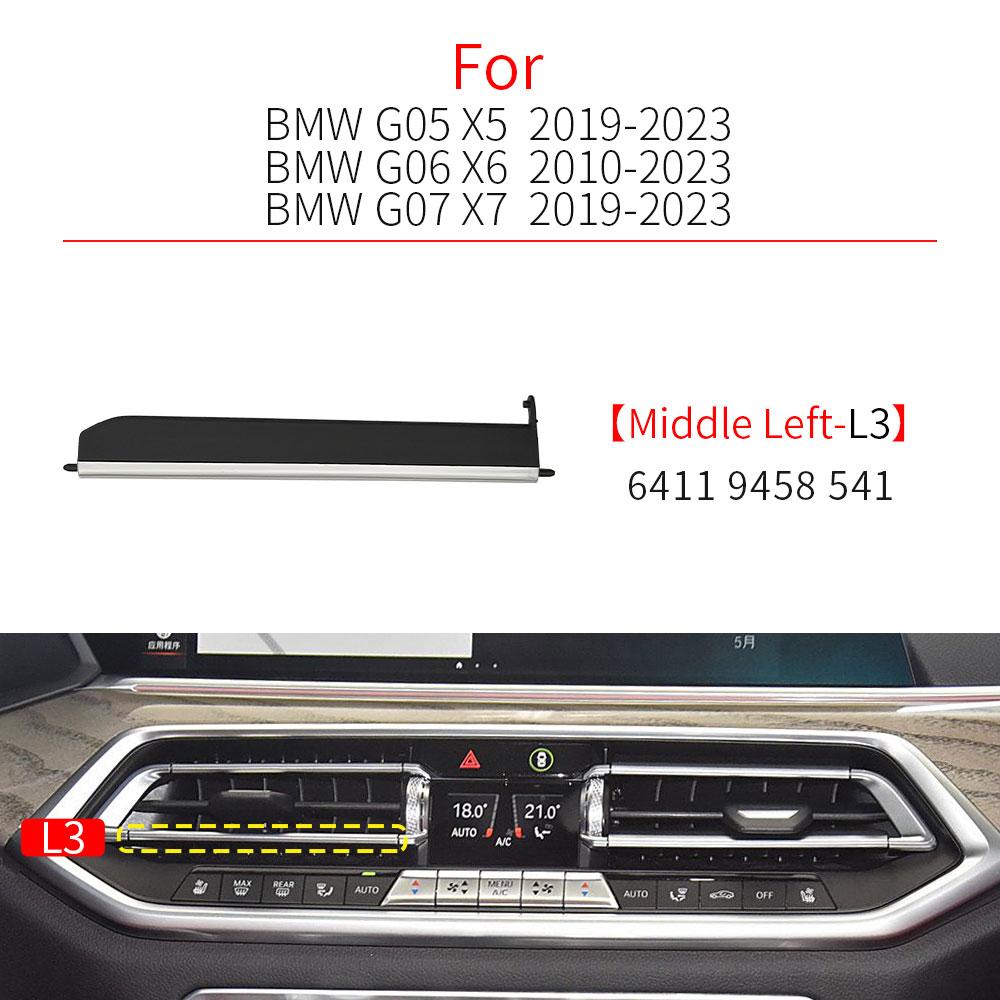 For BMW G05 G06 G07 Car Front Air Vent Grille Clip Trim Parts A/C Outlet Repair Kits Accessory For BMW X5 X6 X7 64119458541