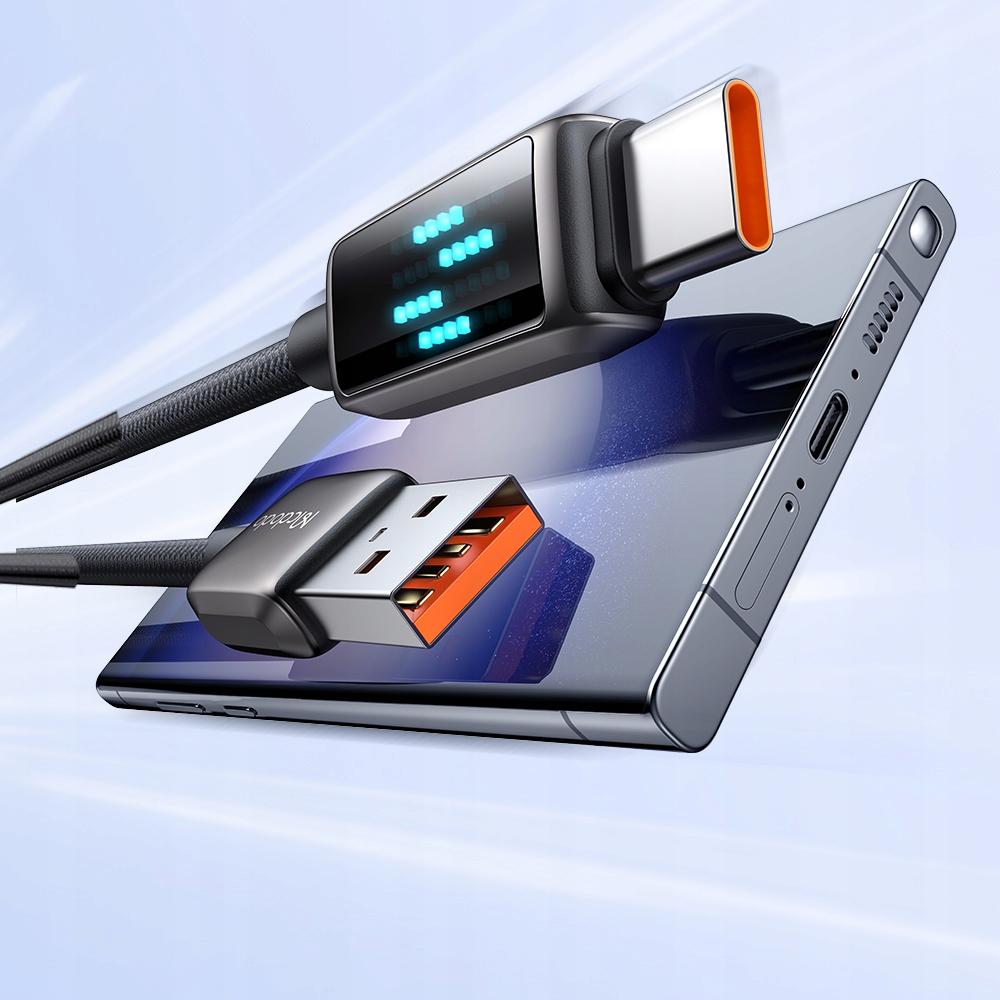 Mcdodo Usb-C Fast Charging Cable For Samsung Xiaomi Type C 6A 100W 1M Led