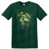 Fish Graphic T Shirt Bass Fishing Art Design for Anglers Cool Tee