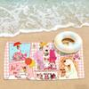 Cartoon C-coco and W-Wondrous Towel Drying Bath Towel Applicable To Light Swimming Camping Yoga Beach Out