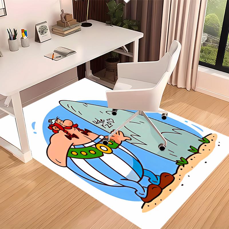 Asterix the Gaul Printed Absorbent Washable Carpet, Non-Slip Bathroom Mats, Kitchen Rugs, Yoga Mat,Living Room Entrance, Camping Picnic Rugs