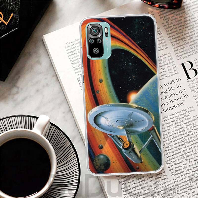 Star Movie T-Trek Cover For Xiaomi Redmi Note 10 9S 9 8T 8 Pro 7 5 Mi 9T 10T 11T 12T 11 12 Lite 12X A3 A2 A1 Print Coque