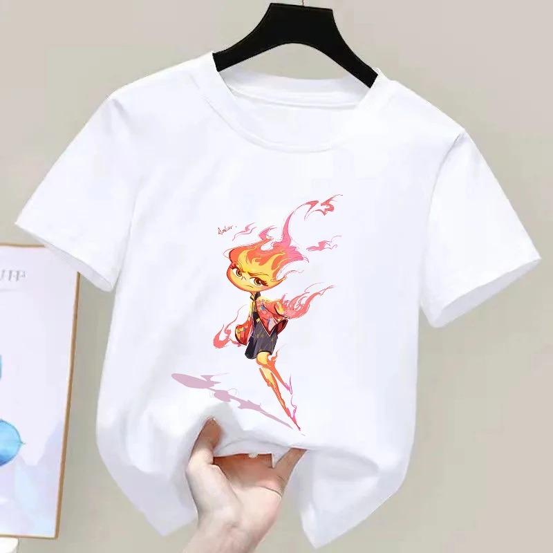 Sommar KPop Demon Hunters T-shirt Huntrix Barn Pojkar Kläder Flickor T-shirt Anime Topp
