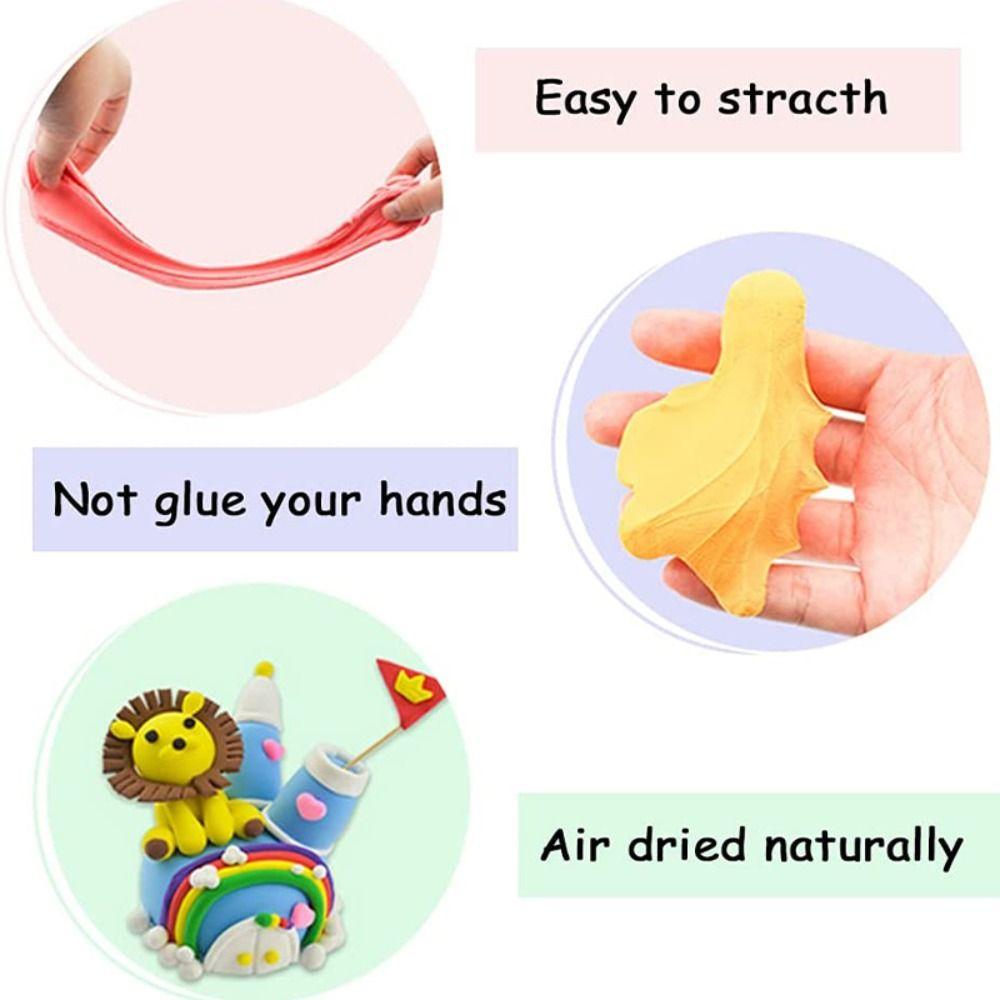 Pomůcky pro sliz Polymerová lehká hlína Měkká plastelína Hračka Playdough Hračka Slimes Ultralehká hlína