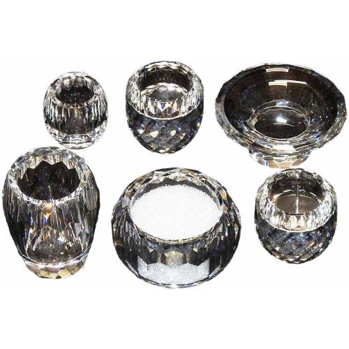 

[Hualien] Crystal Buddhist Altar Sophia Pure Beads Incense Burner with 500g of Ash (Set of 6)