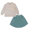 Miso Baby Girls Bow Top & Skirt Set