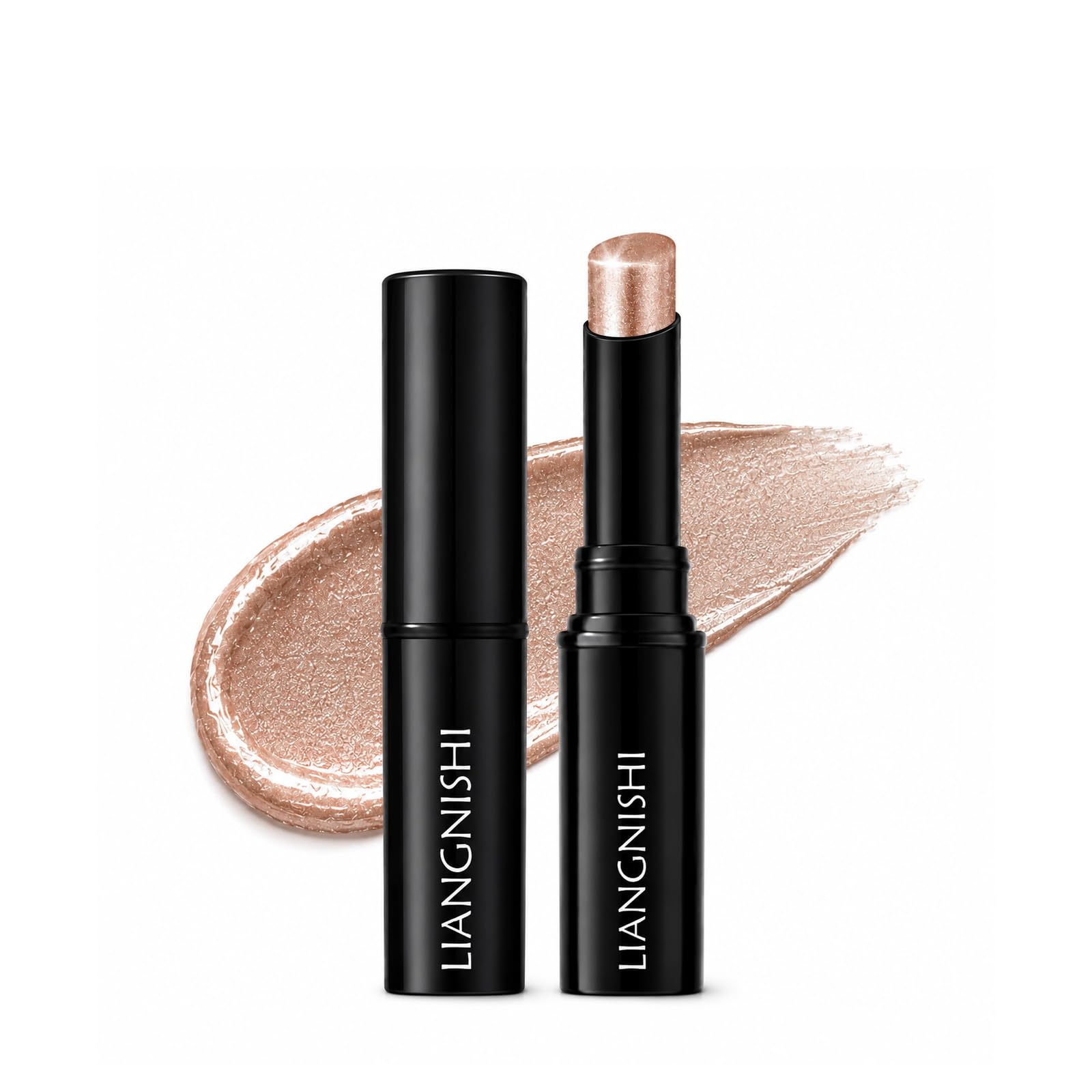 Qwesure Highlight Stick Q-Bounce Jelly Texture Multi-Stick Eyeshadow, Body Highlighter, Lip Highlighter - Wet Look, Long-lasting, Sheer,