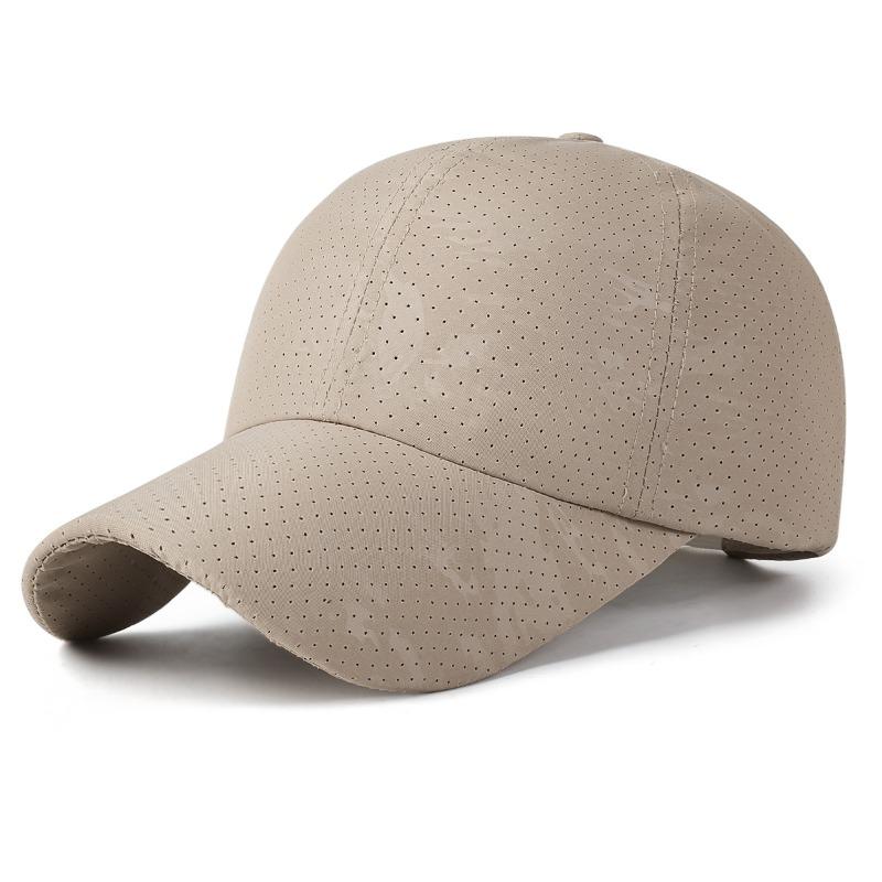 New quick-drying perforated light plate dark flower baseball cap simple breathable sun hat outdoor sports cap