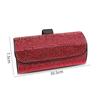 Portable Bling Car Glasses Case Anti-pressure Hard Shell Sunglasses Case Rhinestone Eye Glasses Case Car Assessoires