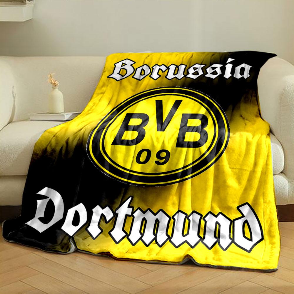 Borussia Dortmund BVB Logo Blanket print blanket soft and cozy perfect for the living room bed sofa or a nap,gift