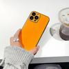 Fine-hole Plain Leather Lens Film Phone Case Suitable for IPhone16, Simple 12promax Protective Case and Apple 15plus