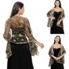 Woman Sequins Decor Embroidery Scarf for Summer Wedding Party Sunproof Supplies