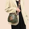 Exquisite Hand-Tooled PU Bag with Deer Design – Vintage-Inspired Crossbody and Top-Handle Bag for Women