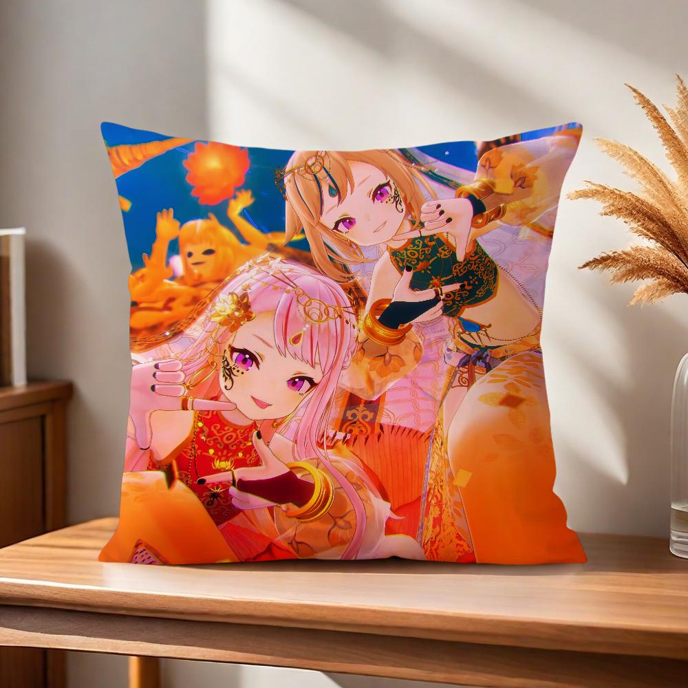 h-HIMEHINA Cushion Cover Comfortable Soft Pillow Case for Sofa Living Room Home Office Band Decor and Protective Covers