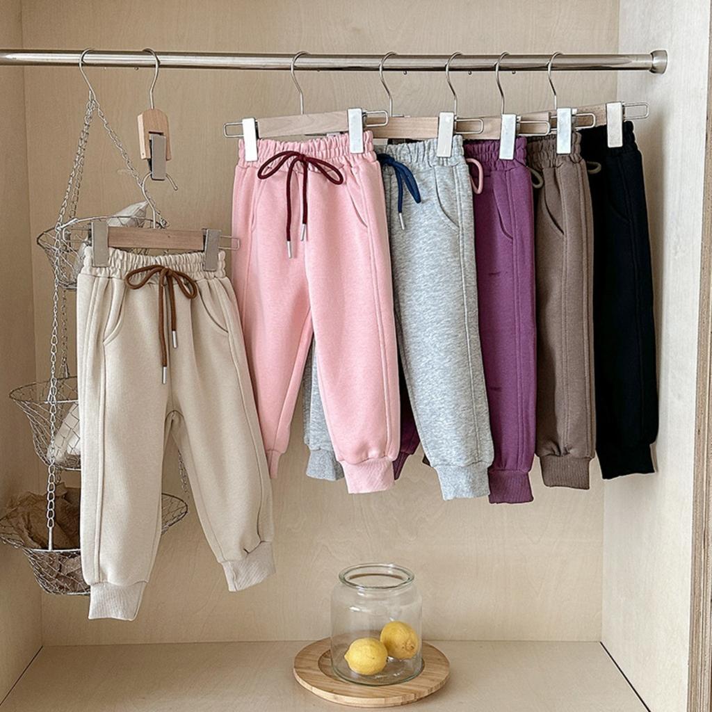 Korean Children's Autumn/winter Loose Pants, Versatile Pants for Boys and Girls, Sweatpants, Sport Pants, Drawstring Casual Pants, Long Pants