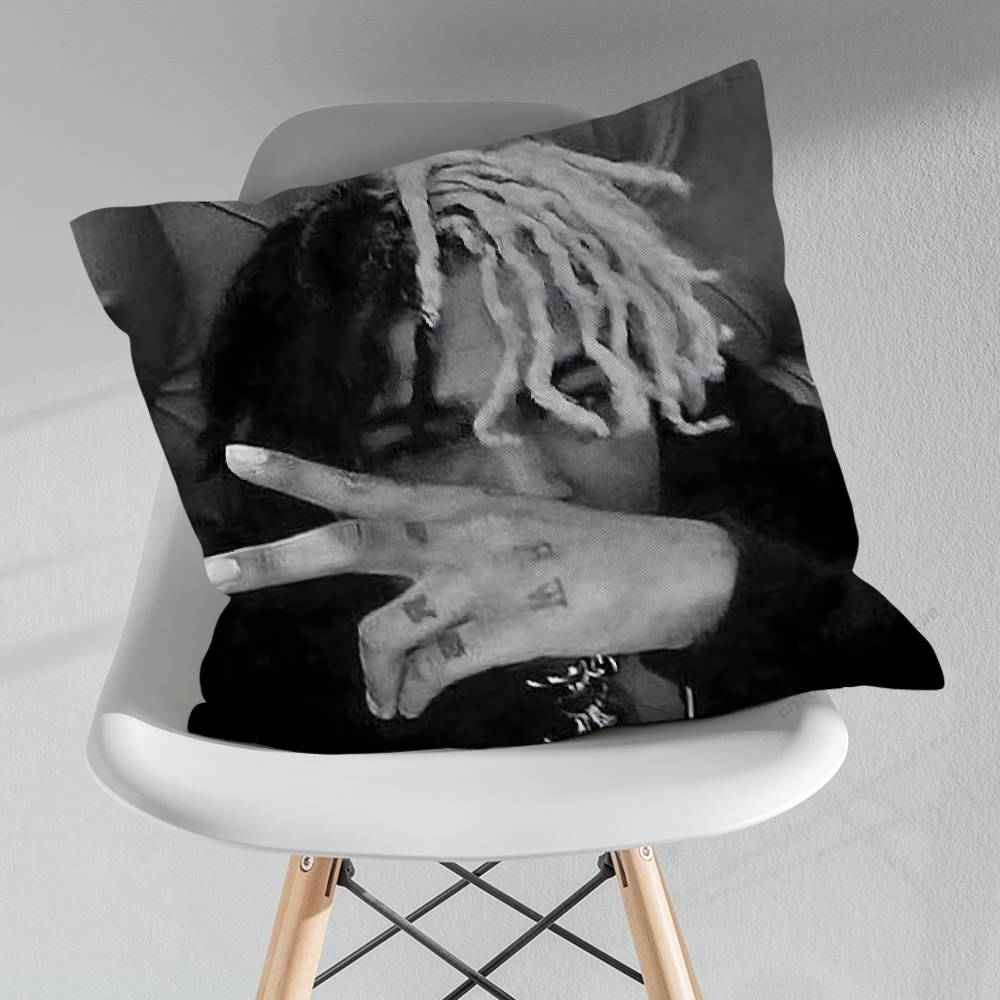 Rap XXxxtentacion Singer Various Sizes Square Pillow Case For Car Home Bedchamber Decor Birthday Gift