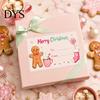Holiday Present Labels 180PCS/Roll Christmas Label Stickers, Self-Adhesive Tags with to And from Scrapbooking Sticker Writing Field, Decorative