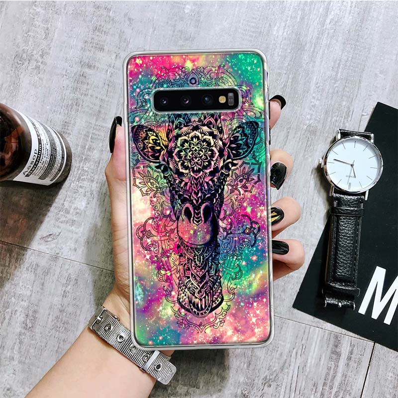 Cute Cartoon Giraffe Animal Phone Case For Samsung Galaxy S26 S25 Edge S24 S23 FE S22 Ultra S21 Plus S20 + Fundas Cover Coque Ga