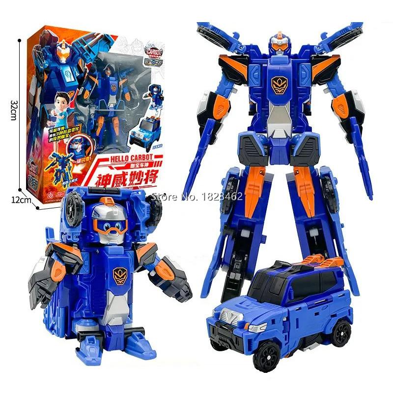 New ABS Carbot Transforming Robot To Car Toys Action Figures Multiple Modes Transformation Car Toy for Child Gift