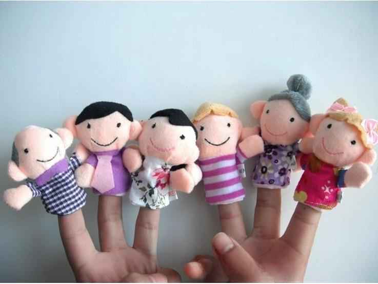 Loving Family Finger Puppets - Baby Toy Dolls