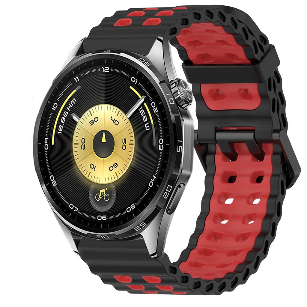 22mm Ocean Silicone Strap for Huawei Watch 5 GT6 Pro GT6 GT5-4-3-2 46mm Bracelet Wristband for Amazfit Bip 6 5 Balance 2 Correa