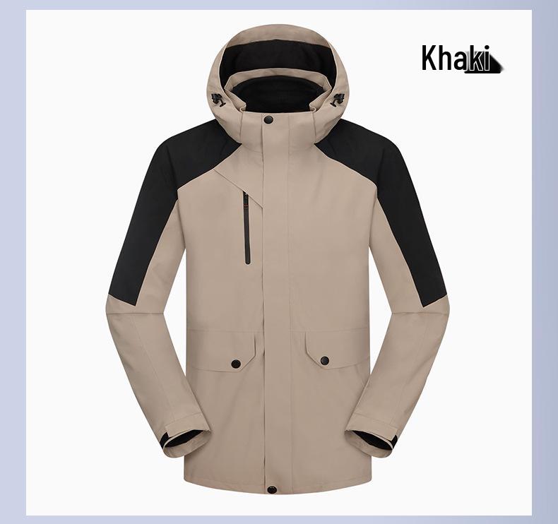 Neues High-End Winddichtes Jacken- & Hosen-Set: Unisex, Wasserdichter Drei-in-Eins, Warmer Ski- & Bergsteigeranzug